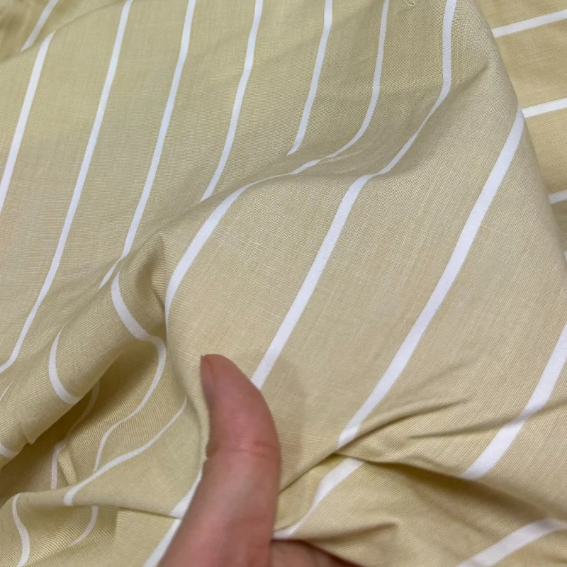 1meter Light Yellow Vertical Stripe 100%Cotton Fabric Dress Curtains Tablecloth Handmade Sewing DIY Home Craft Material Textile
1meter Light Yellow Vertical Stripe 100%Cotton Fabric Dress Curtains Tablecloth Handmade Sewing DIY Home Craft Material Textile