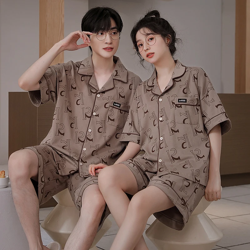 2024 New Fashion Cardigan Sleepwear for Lovers Women and Men Matching Home Clothes Pijamas Hombre Mujer Dropship lounge set
2024 New Fashion Cardigan Sleepwear for Lovers Women and Men Matching Home Clothes Pijamas Hombre Mujer Dropship lounge set