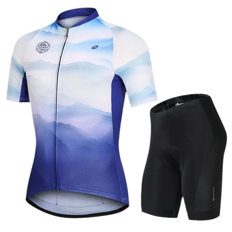 Nuckily Men's Cycling Jersey Set Short Sleeve Pineapple Mesh Breathable Quick-Dry High Elasticity Padded Bib Shorts Reflective B
Nuckily Men's Cycling Jersey Set Short Sleeve Pineapple Mesh Breathable Quick-Dry High Elasticity Padded Bib Shorts Reflective B
