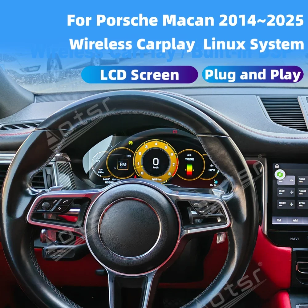 Для Porsche Macan 2014~2025: Модификация виртуальной приборной панели, ЖК-дисплей спидометра, мультимедийная панель приборов
Для Porsche Macan 2014~2025: Модификация виртуальной приборной панели, ЖК-дисплей спидометра, мультимедийная панель приборов