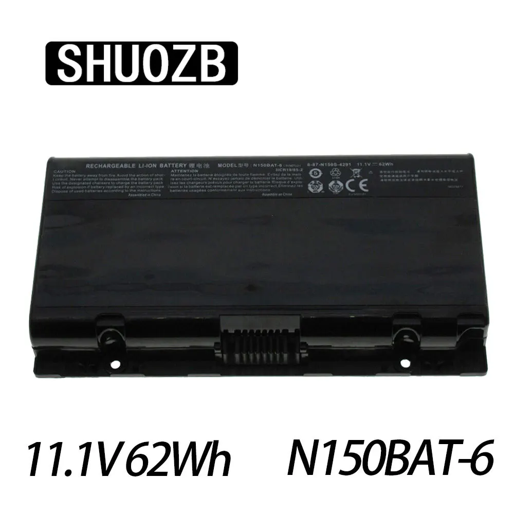 SHUOZB 11.1V 62Wh N150BAT-6 Laptop Battery For Clevo N150BAT-6 N170SD N150SD N151SD N155SD 6-87-N150S-4292 XMG A505 Free Tools
SHUOZB 11.1V 62Wh N150BAT-6 Laptop Battery For Clevo N150BAT-6 N170SD N150SD N151SD N155SD 6-87-N150S-4292 XMG A505 Free Tools