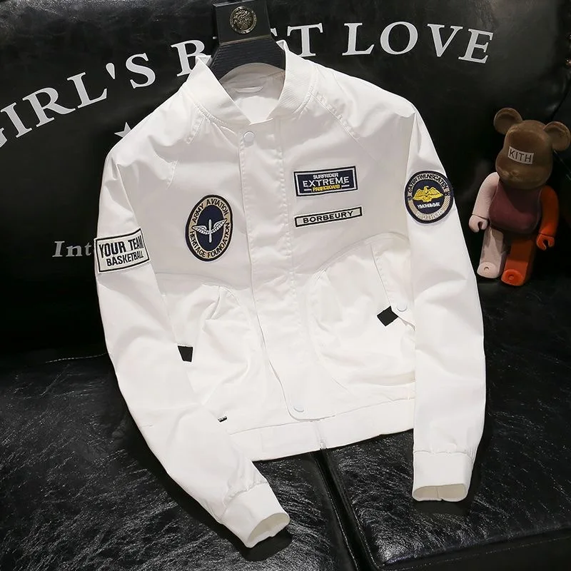 Spring and Autumn New Fashion Trend Embroidered Bomber Jacket Men's Casual Loose Comfortable Sports High Quality Plus-Size Coat
Spring and Autumn New Fashion Trend Embroidered Bomber Jacket Men's Casual Loose Comfortable Sports High Quality Plus-Size Coat