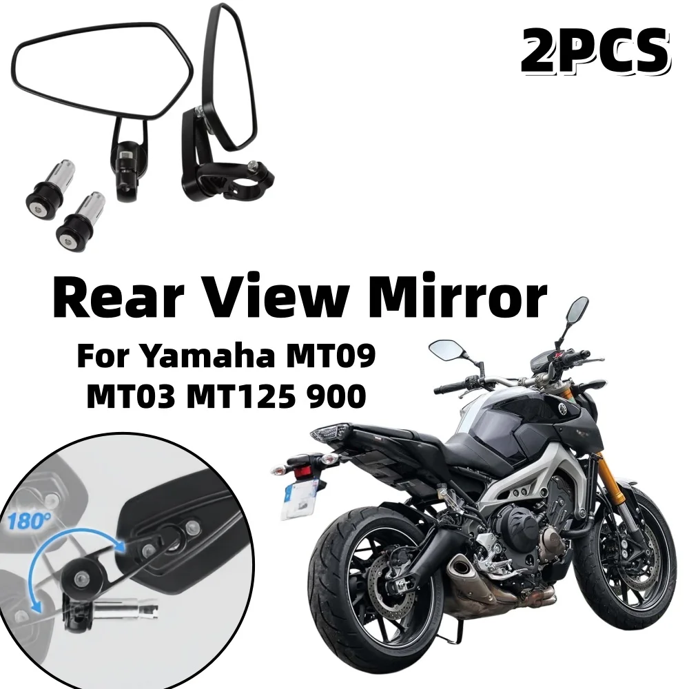 2PCS Motorcycle Rear View Mirrors For Yamaha MT09 MT03 MT125 900 Universal Motorcycle Side Mirrors Replacement Accessories
2PCS Motorcycle Rear View Mirrors For Yamaha MT09 MT03 MT125 900 Universal Motorcycle Side Mirrors Replacement Accessories