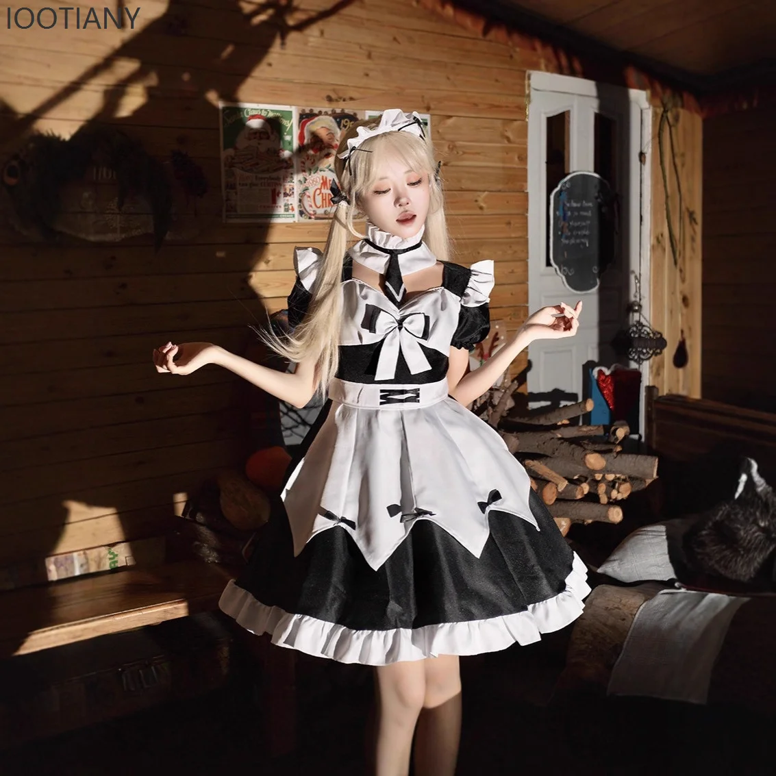 Japanese Anime Soft Girl Maid Outfit Black And White Dress Pure Cute Maid Uniform Suit Cosplay Costume Dance Performance 2025
Japanese Anime Soft Girl Maid Outfit Black And White Dress Pure Cute Maid Uniform Suit Cosplay Costume Dance Performance 2025