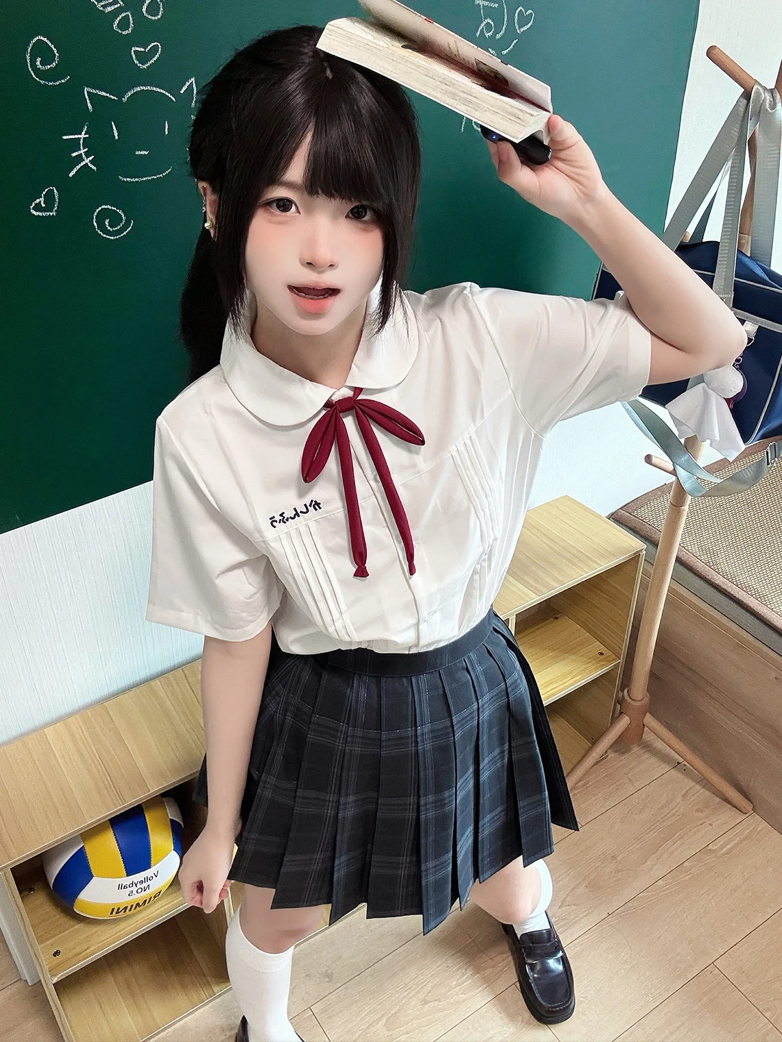 Original HuaQianZhu Little Lake Middle Shirt College Style White Blue Short Sleeve Embroidered JK Uniform Versatile Top
Original HuaQianZhu Little Lake Middle Shirt College Style White Blue Short Sleeve Embroidered JK Uniform Versatile Top