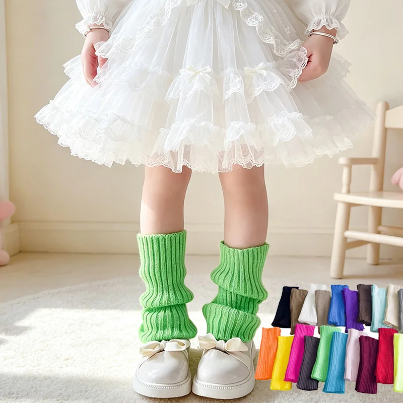 Autumn Solid Color Leg Warmers Middle Tube Socks Knitted Y2K Lolita Style Mid-Calf Socks for Children Girl
Autumn Solid Color Leg Warmers Middle Tube Socks Knitted Y2K Lolita Style Mid-Calf Socks for Children Girl
