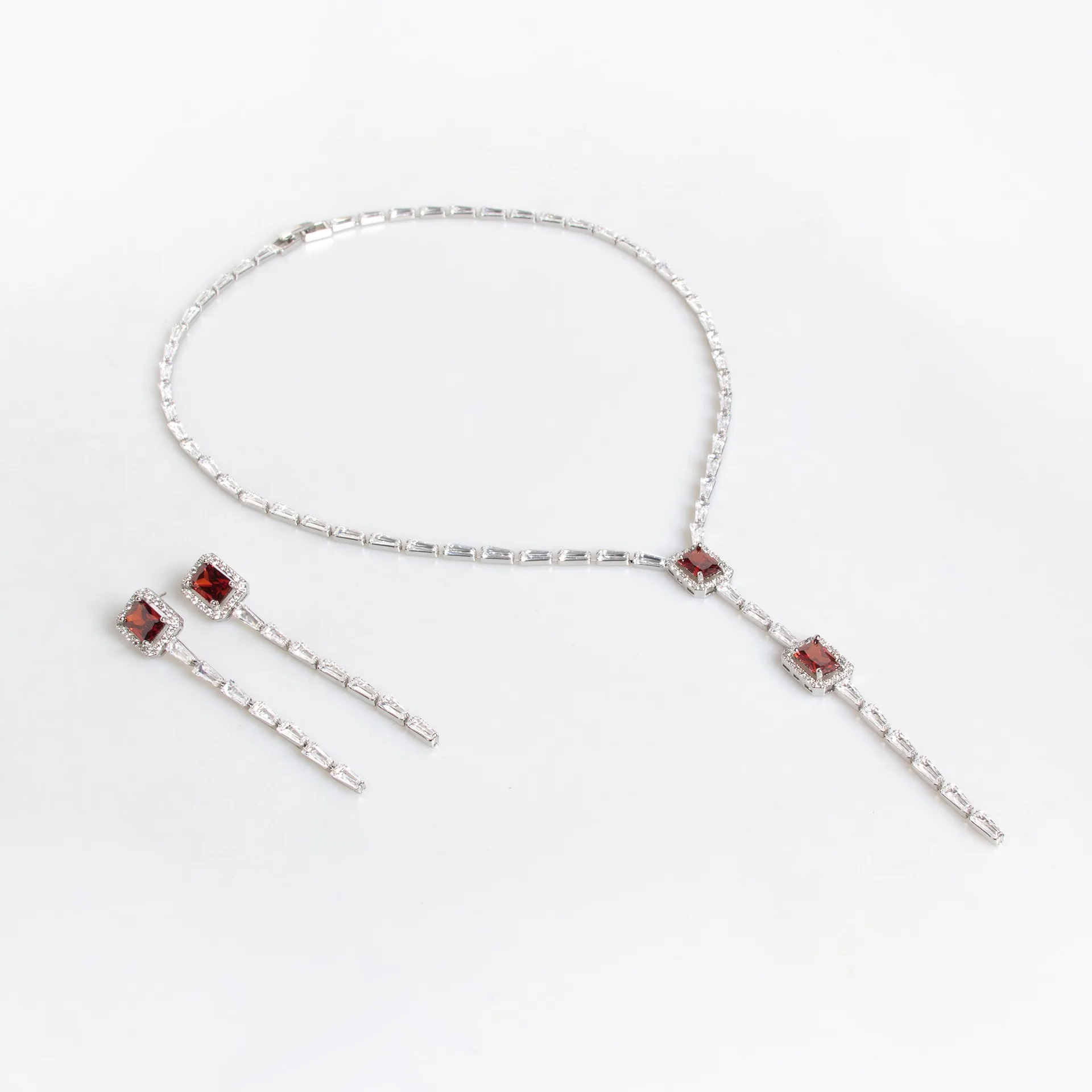 Sweet Tassel Necklace Jewelry Set 2-piece Fashion Dubai Bridal Jewelry Set Exqisite Cubic Zirconia Accessories
Sweet Tassel Necklace Jewelry Set 2-piece Fashion Dubai Bridal Jewelry Set Exqisite Cubic Zirconia Accessories