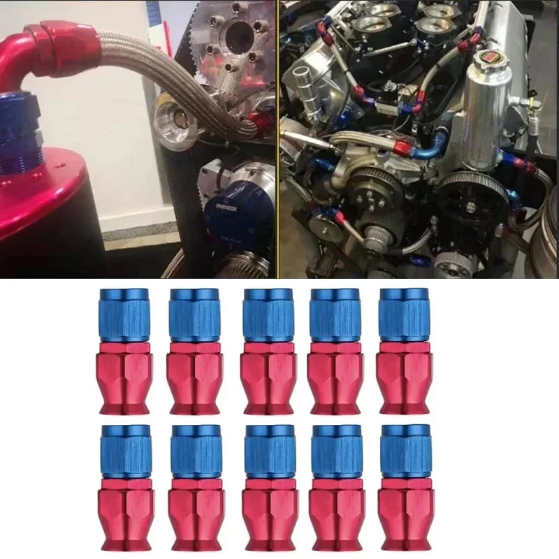 10PCS Hose End Fitting Hose Adapter For Swivel PTFE Oil Fuel Line Universal Straight 0 Degree AN3 AN4 AN6 AN8 AN10 AN12
10PCS Hose End Fitting Hose Adapter For Swivel PTFE Oil Fuel Line Universal Straight 0 Degree AN3 AN4 AN6 AN8 AN10 AN12