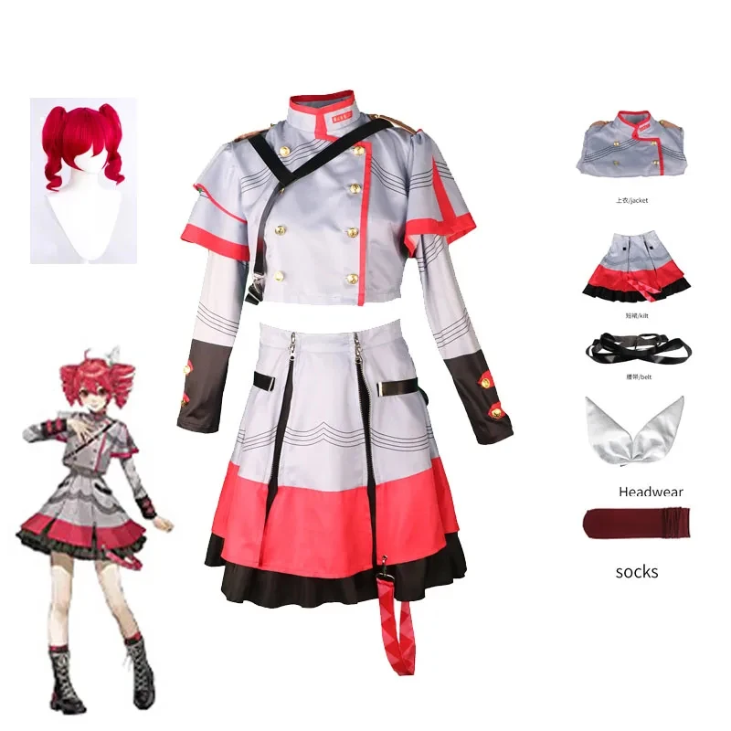 gb6Vtuber Synthesizer V Kasane Teto Cosplay Costume Pink and Blue Outfits Uniform Halloween Party Virtual Singer Full Set for Wo
gb6Vtuber Synthesizer V Kasane Teto Cosplay Costume Pink and Blue Outfits Uniform Halloween Party Virtual Singer Full Set for Wo