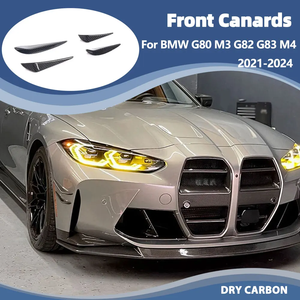 Накладки на передний бампер автомобиля, разветвители для BMW G80 M3 G82 G83 M4 2021 2022, передние баллоны из сухого карбона
Накладки на передний бампер автомобиля, разветвители для BMW G80 M3 G82 G83 M4 2021 2022, передние баллоны из сухого карбона