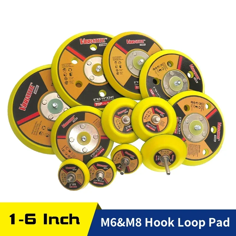 VIBRATITE 1-6 Inch DA Sanding Pad Sander Backing Pad M65/16-24 Thread Hook and Loop Abrasive Power Tools Accessories
VIBRATITE 1-6 Inch DA Sanding Pad Sander Backing Pad M65/16-24 Thread Hook and Loop Abrasive Power Tools Accessories