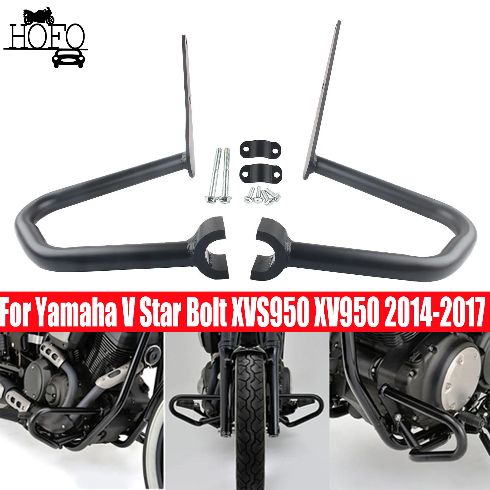 For Yamaha V Star Bolt XVS950 XV950 2014-2017 Motorcycle Accessories Front Crash Bar Frame Engine Protection Frame
For Yamaha V Star Bolt XVS950 XV950 2014-2017 Motorcycle Accessories Front Crash Bar Frame Engine Protection Frame