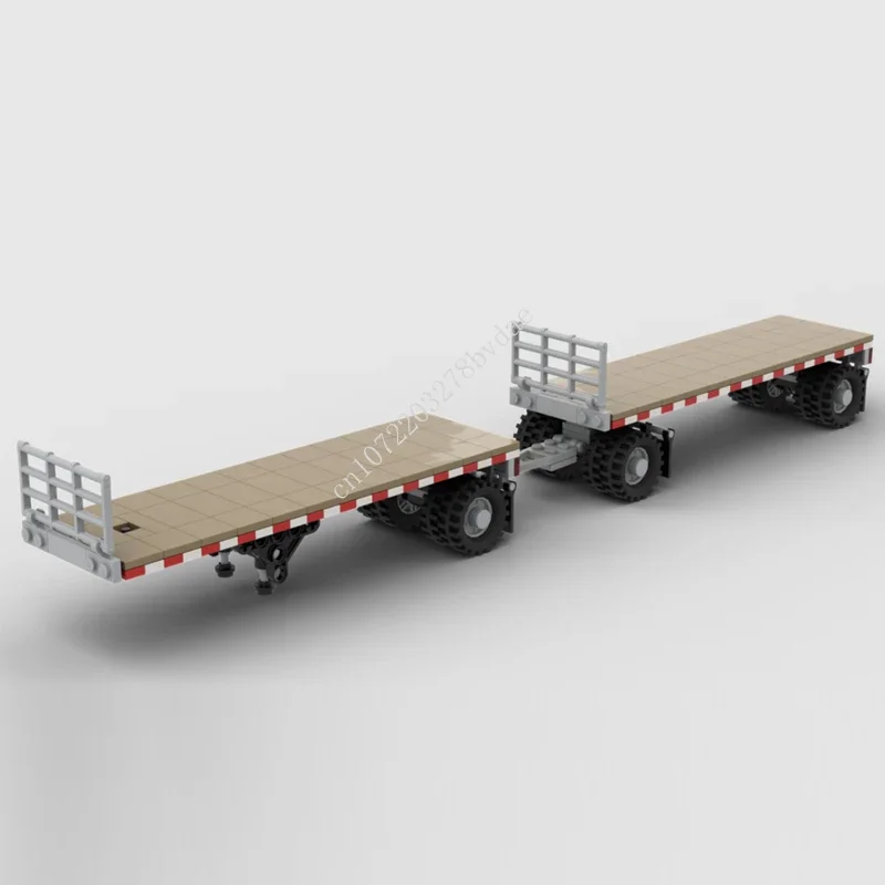 367PCS MOC City Transportation Cargo Truck Double Flatbed Trailers Model Building Blocks Bricks DIY Creative Assembly Toys Gifts
367PCS MOC City Transportation Cargo Truck Double Flatbed Trailers Model Building Blocks Bricks DIY Creative Assembly Toys Gifts