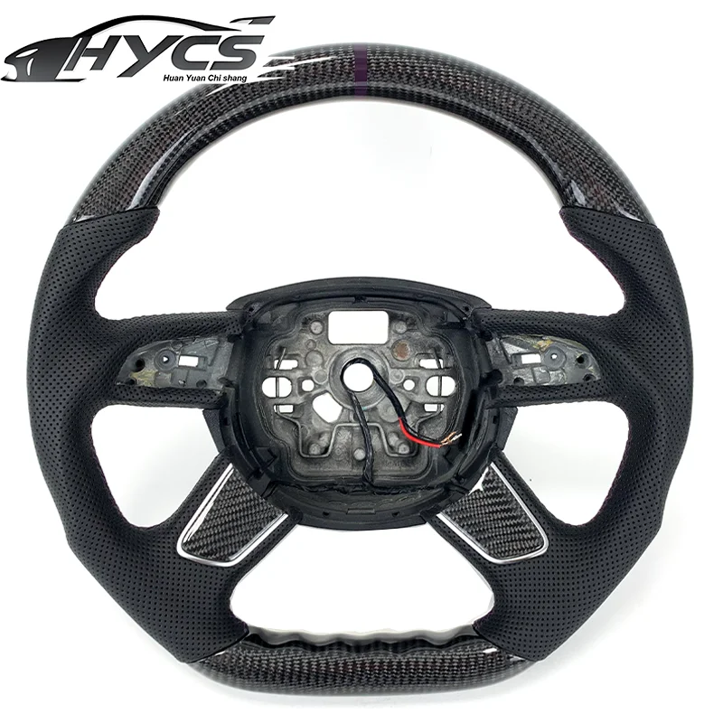 Custom Carbon Fiber Steering Wheel Is Applicable to for Audi A3, A4, A5, A6, A7, A8 and Other Models Without airbags
Custom Carbon Fiber Steering Wheel Is Applicable to for Audi A3, A4, A5, A6, A7, A8 and Other Models Without airbags