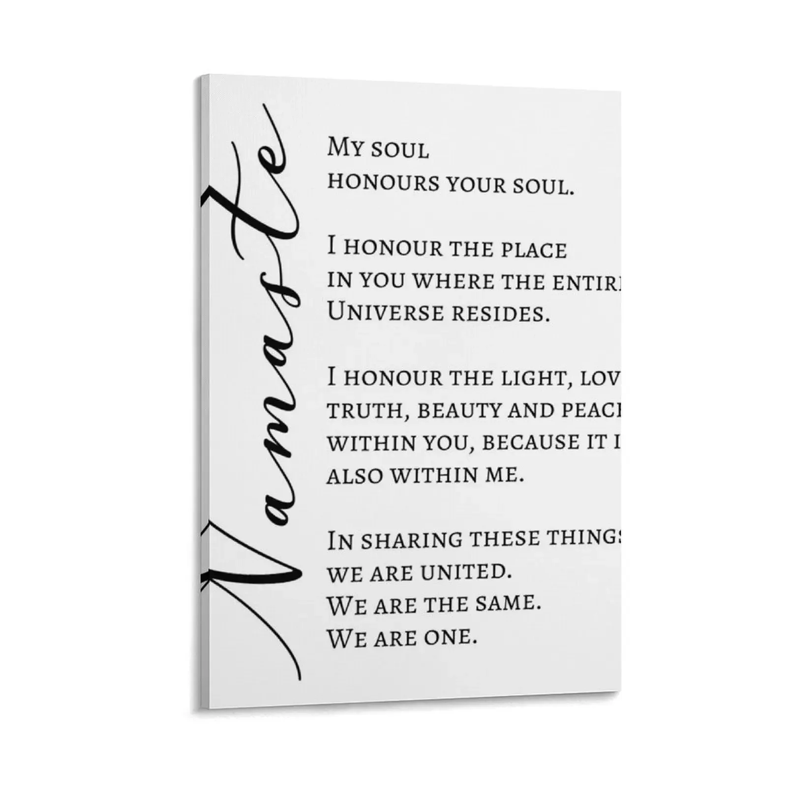 Namaste Meaning Spiritual Greeting (UK) Canvas Painting aesthetic room home decorations Paintings on canvas for living room
Namaste Meaning Spiritual Greeting (UK) Canvas Painting aesthetic room home decorations Paintings on canvas for living room