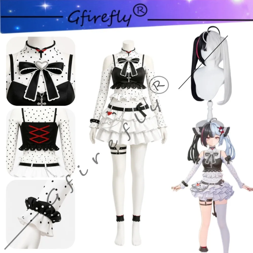 Neverness To Everness Requiem Same Style Chinese Cosplay Full Black White Nursery Rhyme Women Halloween Carnival Stage Costume
Neverness To Everness Requiem Same Style Chinese Cosplay Full Black White Nursery Rhyme Women Halloween Carnival Stage Costume
