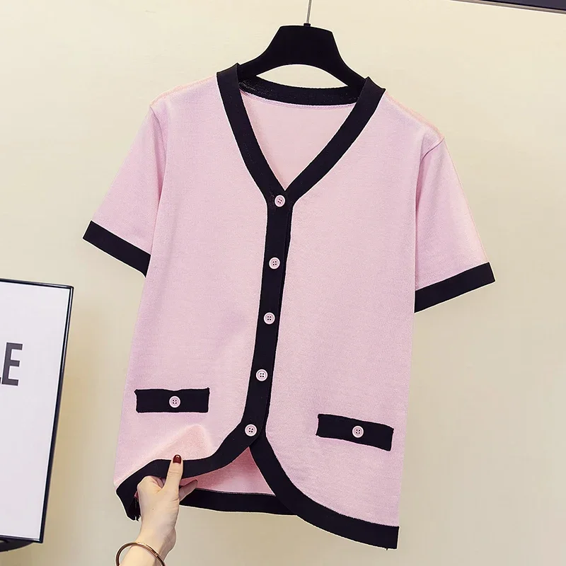 Summer Sweater Cardigan Women V-neck Knitted Jacket Cardigan Sweater Female Elegant Coat Out Wear E7340
Summer Sweater Cardigan Women V-neck Knitted Jacket Cardigan Sweater Female Elegant Coat Out Wear E7340