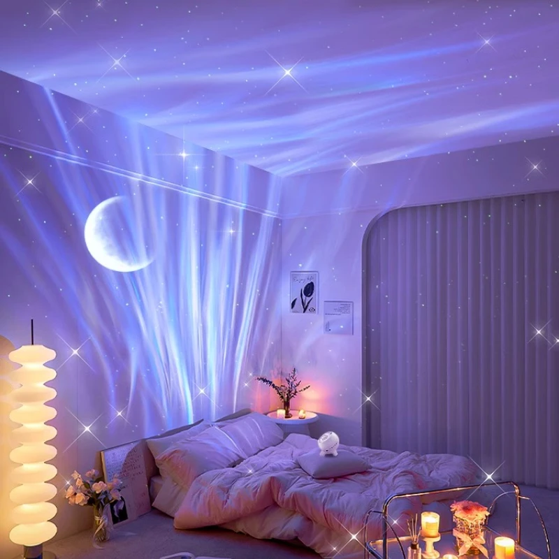 Northern Lights Starry Sky Projector Night Light Atmosphere Voice Voice-activated Desk Lamp Birthday Romantic Gift
Northern Lights Starry Sky Projector Night Light Atmosphere Voice Voice-activated Desk Lamp Birthday Romantic Gift