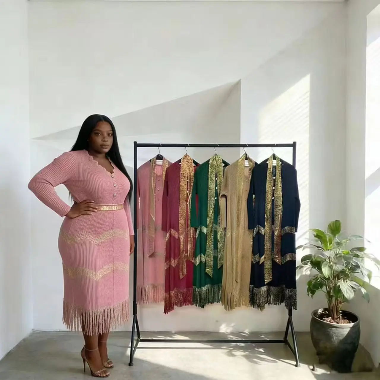 2025 Miyake Loose Dress Fashion Printing V-neck Pleated Casual Women's Long Dress New
2025 Miyake Loose Dress Fashion Printing V-neck Pleated Casual Women's Long Dress New