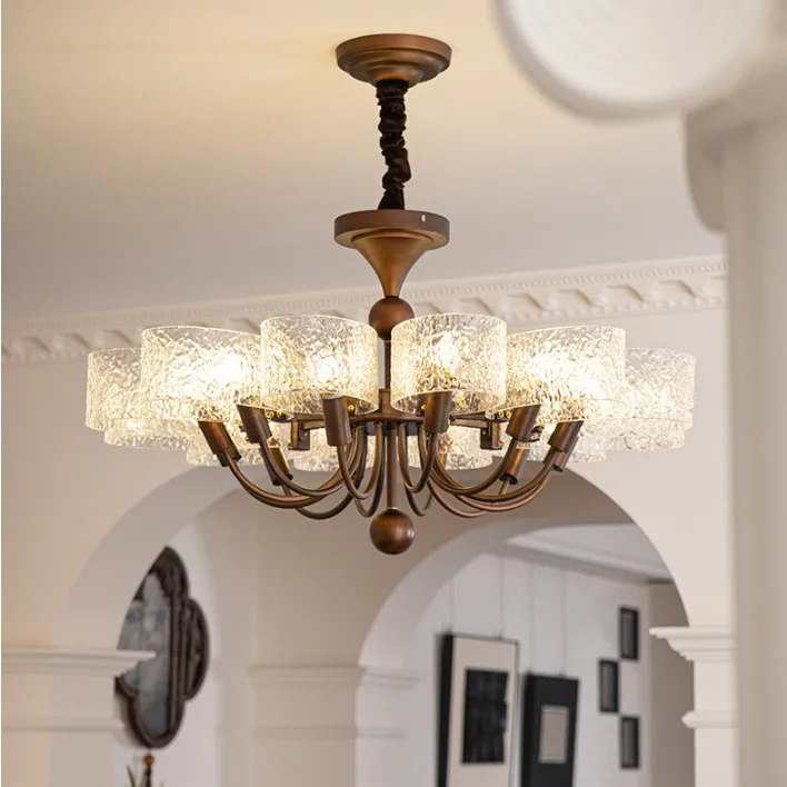 Элитный американский светильник для гостиной в стиле французского средневековья, цвет орех, основной светильник для зала.
Элитный американский светильник для гостиной в стиле французского средневековья, цвет орех, основной светильник для зала.