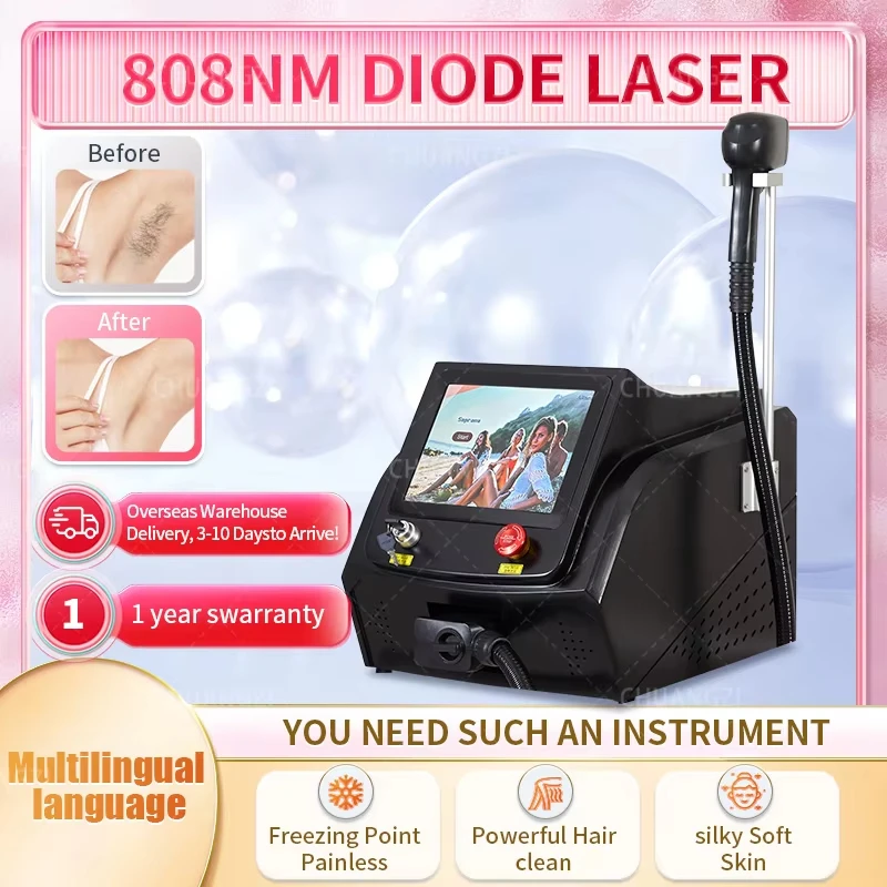 New Hair-Remove Ice Platinum 3 Wavelength 808 Diode Laser Hair Removal Machine 808 Remov Machin Remover for Home Use 004
New Hair-Remove Ice Platinum 3 Wavelength 808 Diode Laser Hair Removal Machine 808 Remov Machin Remover for Home Use 004