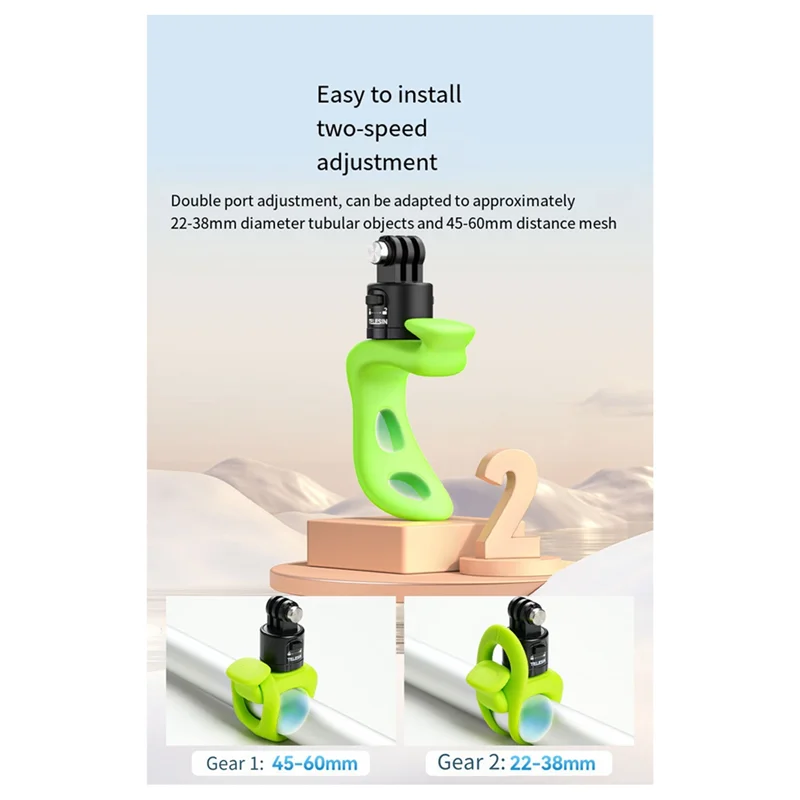 TELESIN Action Camera Mount Silicone Adjustable Mini Flexible Bracket For Gopro Insta360 Action Camera Accessories
TELESIN Action Camera Mount Silicone Adjustable Mini Flexible Bracket For Gopro Insta360 Action Camera Accessories