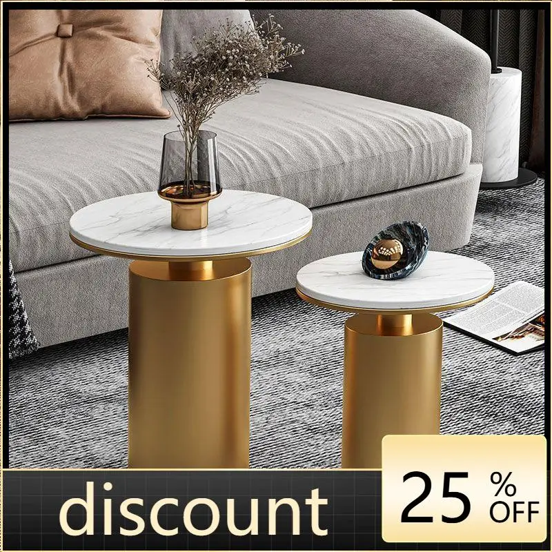 LH light luxury edge rock slab modern simple living room sofa side table small round table
LH light luxury edge rock slab modern simple living room sofa side table small round table