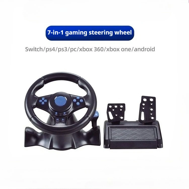 7 in 1 Racing Steering Wheel Vibration Controller Game Simulation Racing Pedals for Switch/xbox 360/xbox One/pc/ps4/3/Android
7 in 1 Racing Steering Wheel Vibration Controller Game Simulation Racing Pedals for Switch/xbox 360/xbox One/pc/ps4/3/Android