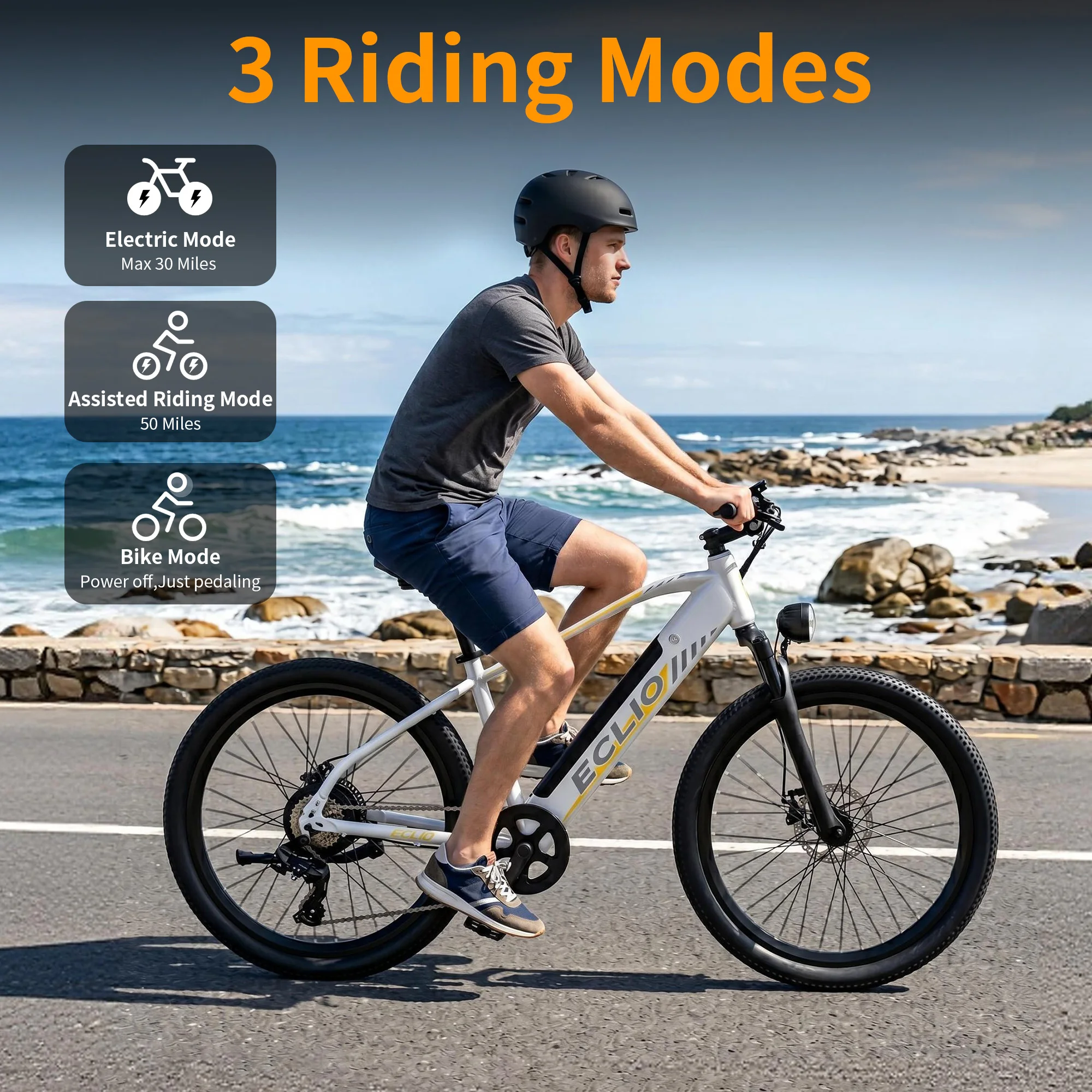 Electric Bike for Adults, 700W Peak Motor, 26” Ebike with 48V 10Ah Built-in Battery, 30-48 Miles Range, 20 MPH, 7-Speed Commuter Electric Bicycle for Men and Women, UL 2849 Safety Standard
Electric Bike for Adults, 700W Peak Motor, 26” Ebike with 48V 10Ah Built-in Battery, 30-48 Miles Range, 20 MPH, 7-Speed Commuter Electric Bicycle for Men and Women, UL 2849 Safety Standard