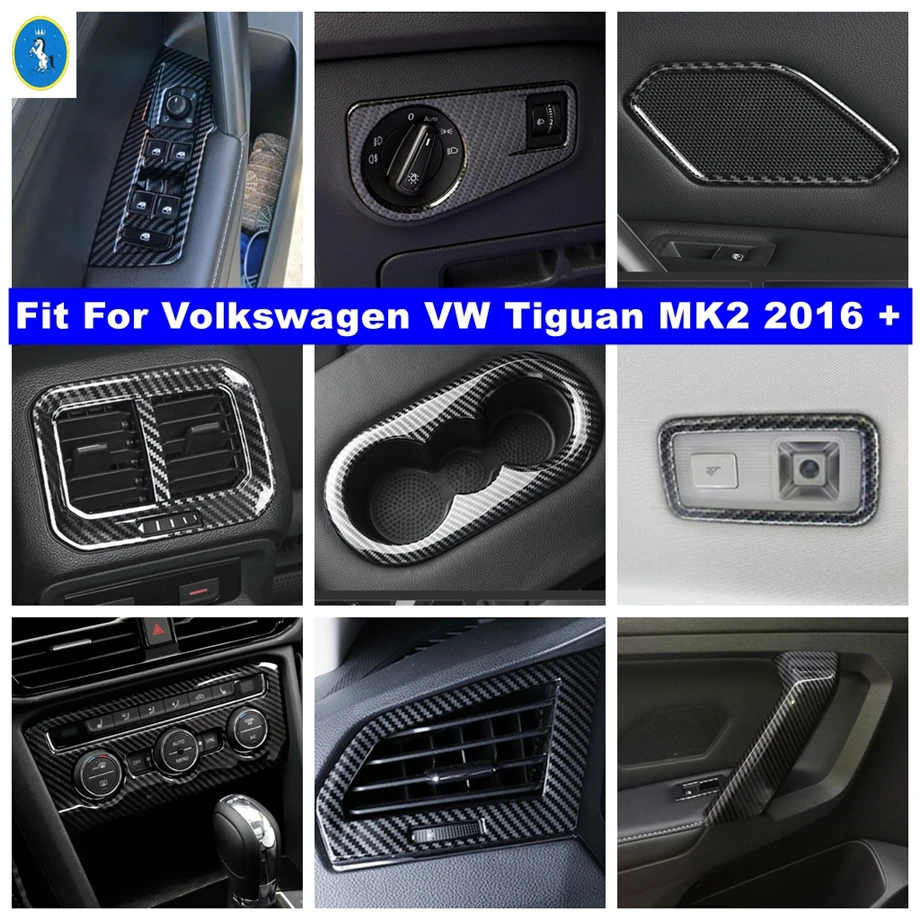Carbon Fiber Look Air AC Door Speaker Lift Button Panel Cover Trim For Volkswagen VW Tiguan MK2 2016 - 2023 Interior Accessories
Carbon Fiber Look Air AC Door Speaker Lift Button Panel Cover Trim For Volkswagen VW Tiguan MK2 2016 - 2023 Interior Accessories