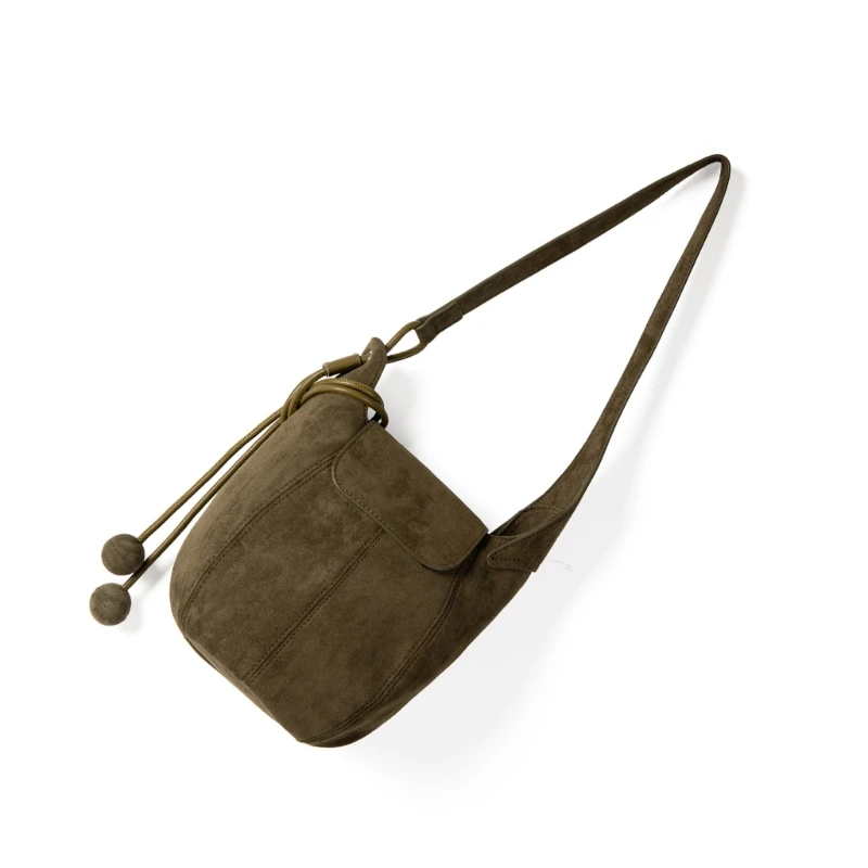 X5XA Practical Suedes Underarm Purse Roomy Design Autumn Days Shoulder Bag
X5XA Practical Suedes Underarm Purse Roomy Design Autumn Days Shoulder Bag