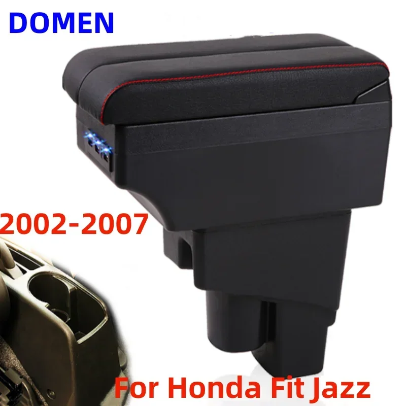 For Honda Fit Jazz Armrest box Interior Parts Car Central Content With Retractable Cup Hole Large Space Dual Layer USB DOMEN
For Honda Fit Jazz Armrest box Interior Parts Car Central Content With Retractable Cup Hole Large Space Dual Layer USB DOMEN