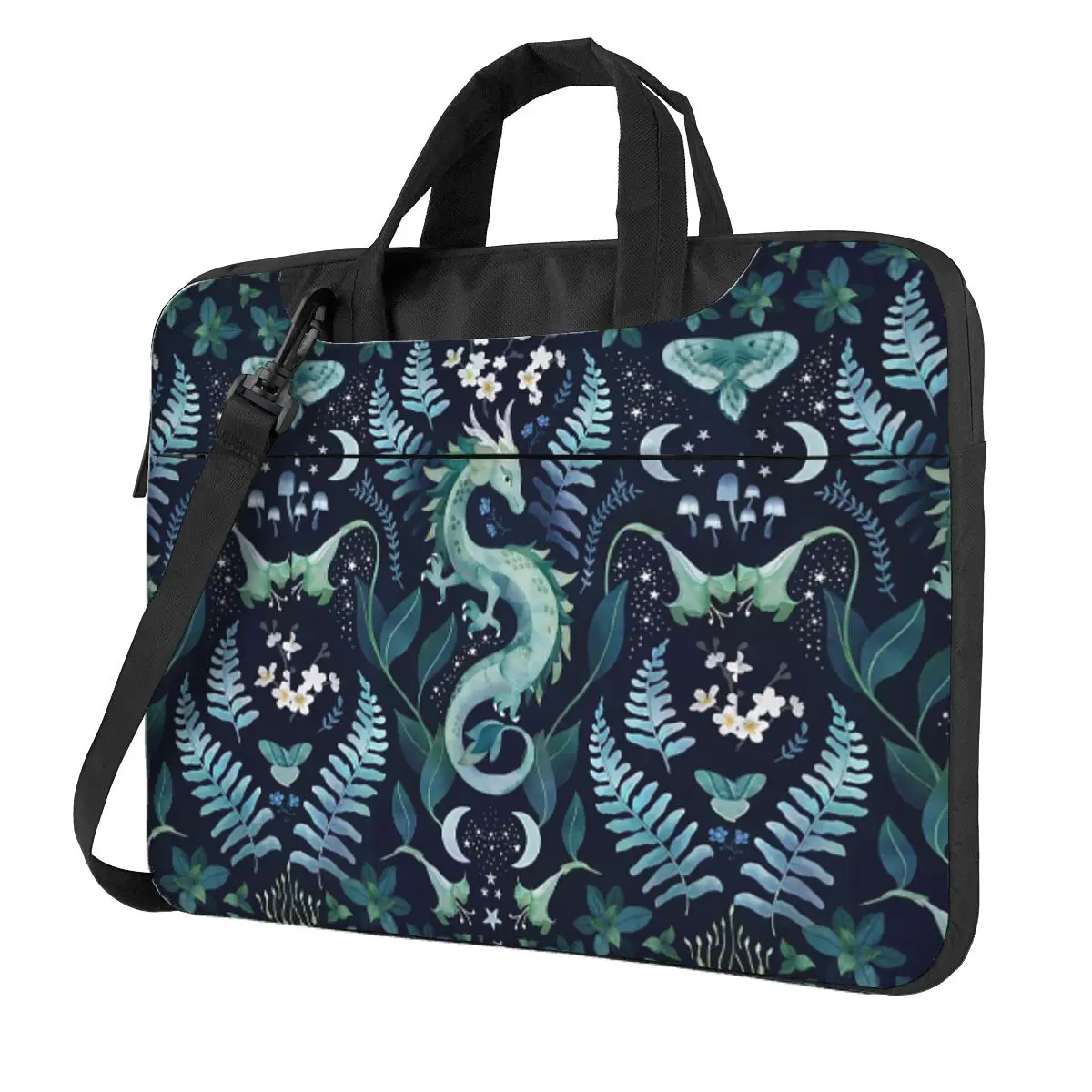 Mystic Woodland Dragon In Green And Blue Watercolour Crossbody Laptop Bag Case Computer Bag Resistant Protective Notebook Pouch
Mystic Woodland Dragon In Green And Blue Watercolour Crossbody Laptop Bag Case Computer Bag Resistant Protective Notebook Pouch