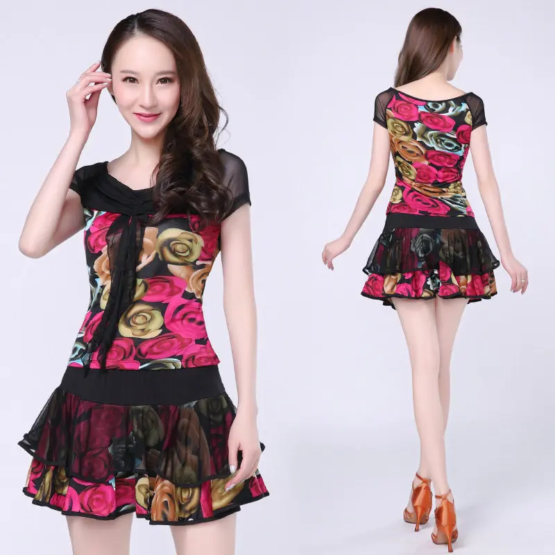 New Summer Square Dance Suit Mesh Short-sleeved Latin Performance Dance Practice Clothes Body Dance Top Dance Short Skirt
New Summer Square Dance Suit Mesh Short-sleeved Latin Performance Dance Practice Clothes Body Dance Top Dance Short Skirt