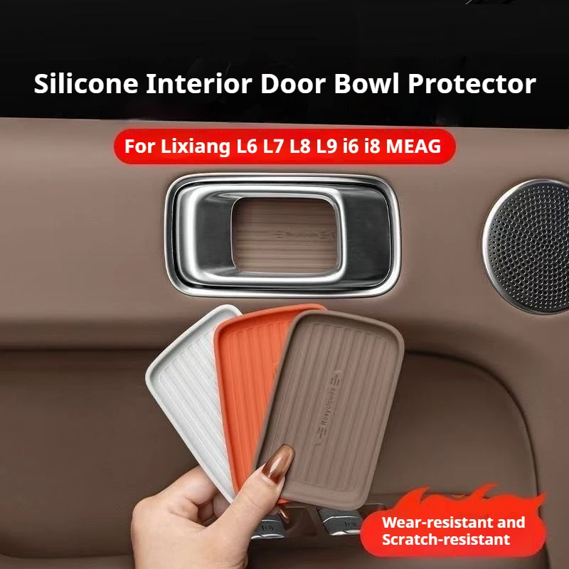 For Li LiXiang I6 I8 MEAG L6 L7 L8 L9 Car Door Bowl Pads for Interior Door Handles Ideal Car Door Inner Handle Leather Stickers
For Li LiXiang I6 I8 MEAG L6 L7 L8 L9 Car Door Bowl Pads for Interior Door Handles Ideal Car Door Inner Handle Leather Stickers