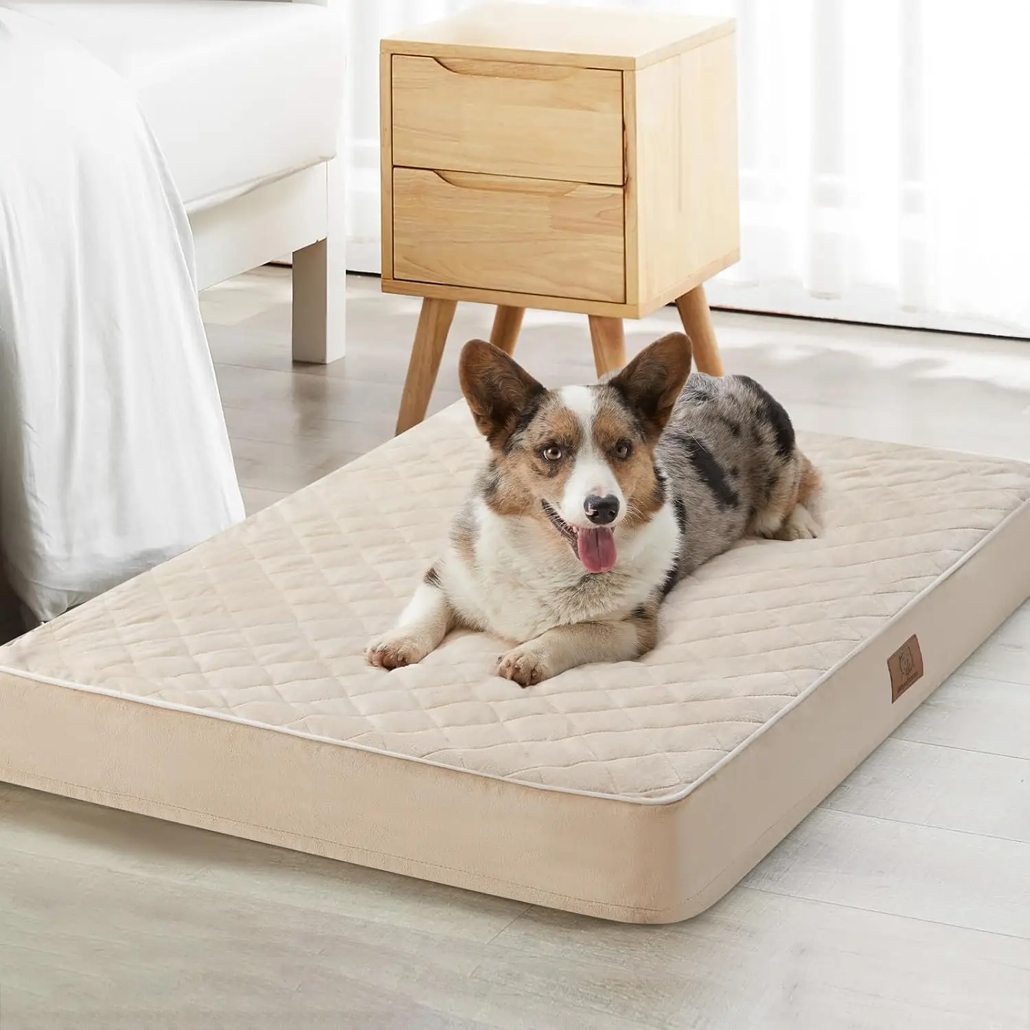 Orthopedic XL Dog Bed for Crate, Waterproof, Removable Washable Cover, Multi-Needle Quilting
Orthopedic XL Dog Bed for Crate, Waterproof, Removable Washable Cover, Multi-Needle Quilting