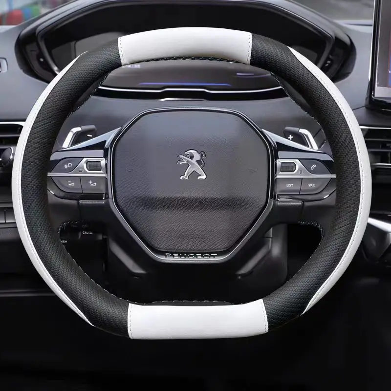 For Peugeot 3008 4008 5008 Peugeot 2008 2019 2020 e2008 2020 Car Steering Wheel Cover PU Leather Auto Accessories
For Peugeot 3008 4008 5008 Peugeot 2008 2019 2020 e2008 2020 Car Steering Wheel Cover PU Leather Auto Accessories