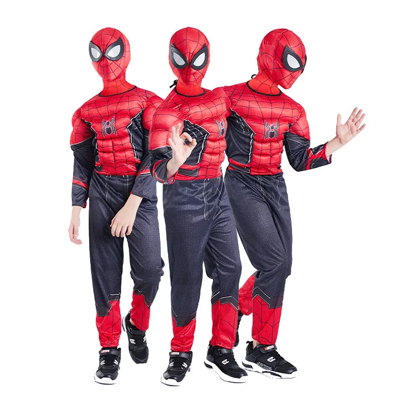 New SpiderMan Cosplay Costume Kids Superhero Expedition Jumpsuit Muscle Outfits Hallowen Carnival Childern Day Party Boy Clothes
New SpiderMan Cosplay Costume Kids Superhero Expedition Jumpsuit Muscle Outfits Hallowen Carnival Childern Day Party Boy Clothes