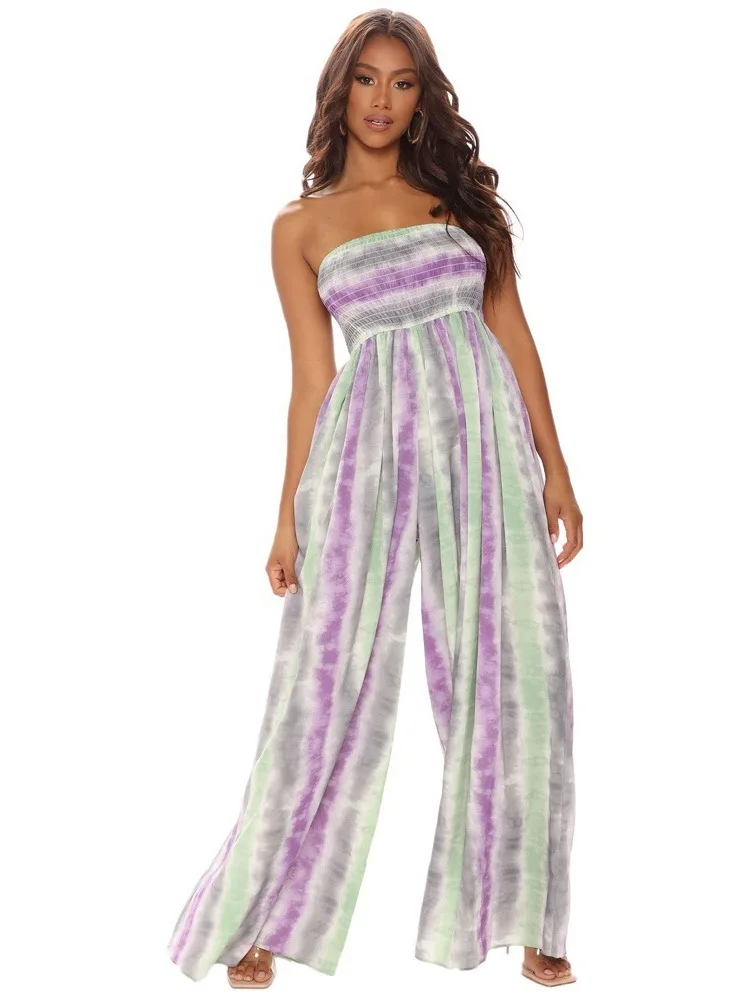 Loose Jumpsuit Pants Women's Casual Floral Print Wrap Chest Wide Leg Pants High Waist Long Pants Street Style Summer 2026
Loose Jumpsuit Pants Women's Casual Floral Print Wrap Chest Wide Leg Pants High Waist Long Pants Street Style Summer 2026