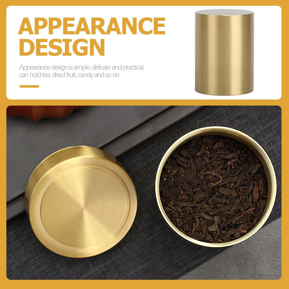 Airtight Travel Bean Container Polished Copper Canister Tea Leaf Can Loose Tea Storage Candy Jar Copper Tin Household
Airtight Travel Bean Container Polished Copper Canister Tea Leaf Can Loose Tea Storage Candy Jar Copper Tin Household