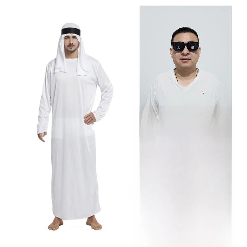 Арабский халат на Хэллоуин, арабский костюм, Дубай, Ближний Восток, насыщенный длинный халат на день рождения, забавный Интернет, красный танец, мужской этнический C...
Арабский халат на Хэллоуин, арабский костюм, Дубай, Ближний Восток, насыщенный длинный халат на день рождения, забавный Интернет, красный танец, мужской этнический C...