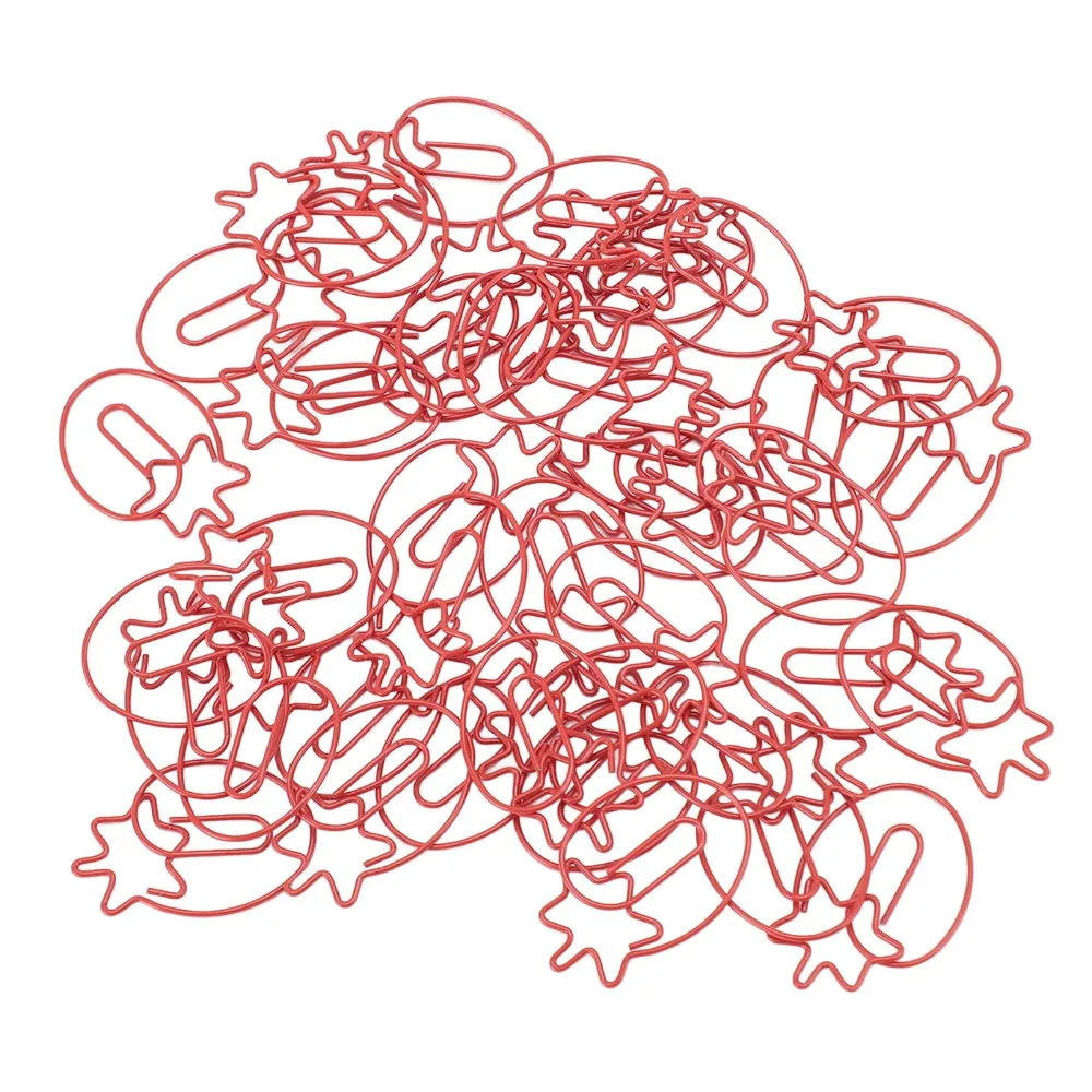 100 Pcs Strawberry Shape Strawberry Paper Clips Cute Fruit Red Metal Paper Clips Plastic-coated Metal with Storage Box
100 Pcs Strawberry Shape Strawberry Paper Clips Cute Fruit Red Metal Paper Clips Plastic-coated Metal with Storage Box