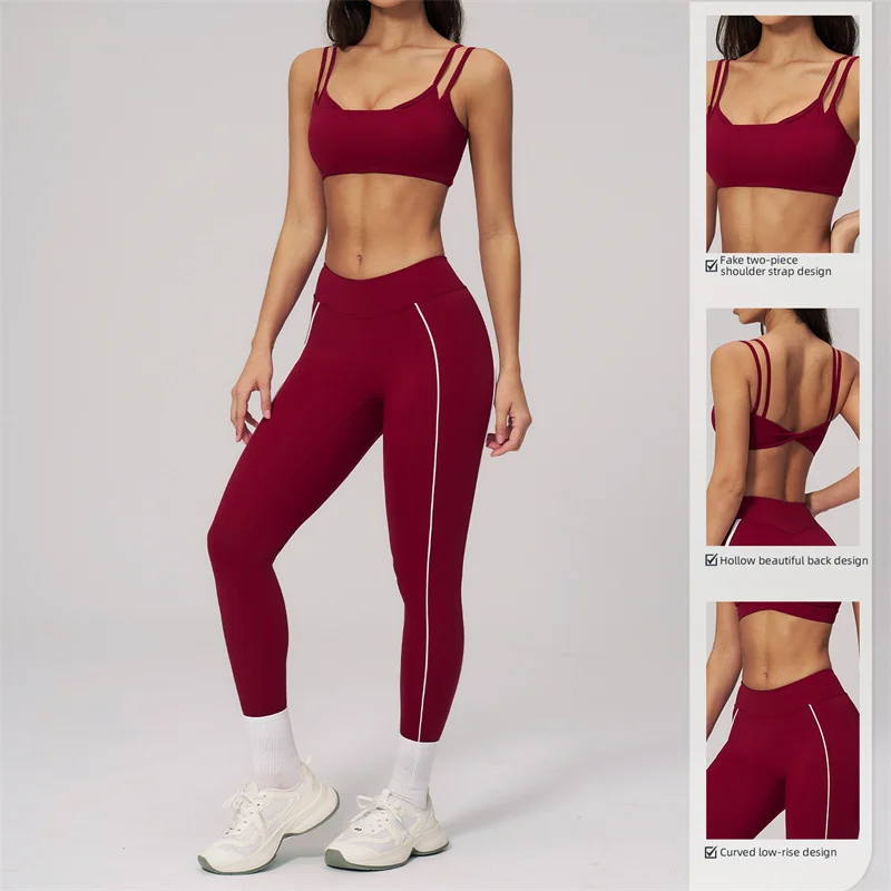 SVEIC Fake Two-Piece Gym Set Women Color Blocking Butt Lift High Waisted Leggings Fitness Sportwear Workout Running Yoga Clothes
SVEIC Fake Two-Piece Gym Set Women Color Blocking Butt Lift High Waisted Leggings Fitness Sportwear Workout Running Yoga Clothes