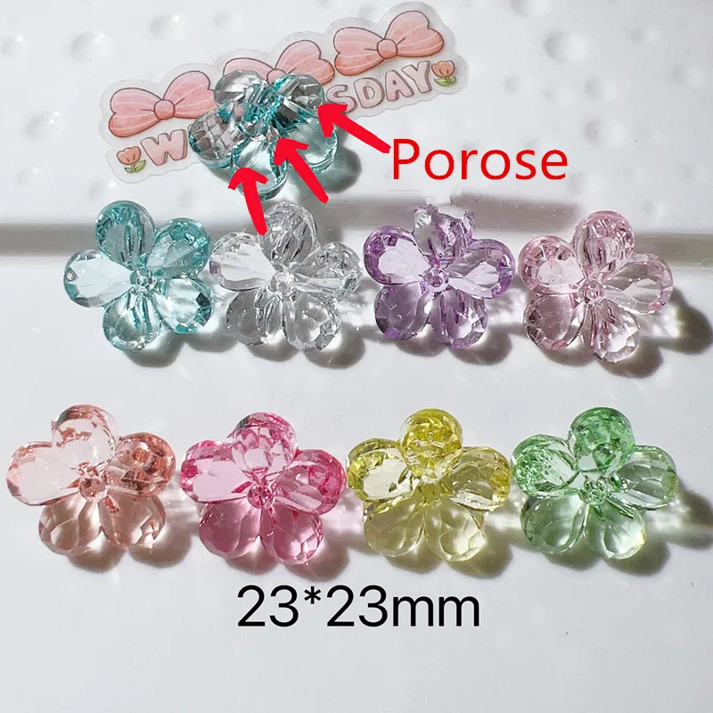 10Pcs Kawaii Transparent Reverse Side Hole Flower Resin DIY Pendant Bracelet Key Shoes Hat Barrette Scrapbook Cream Glue Resin
10Pcs Kawaii Transparent Reverse Side Hole Flower Resin DIY Pendant Bracelet Key Shoes Hat Barrette Scrapbook Cream Glue Resin