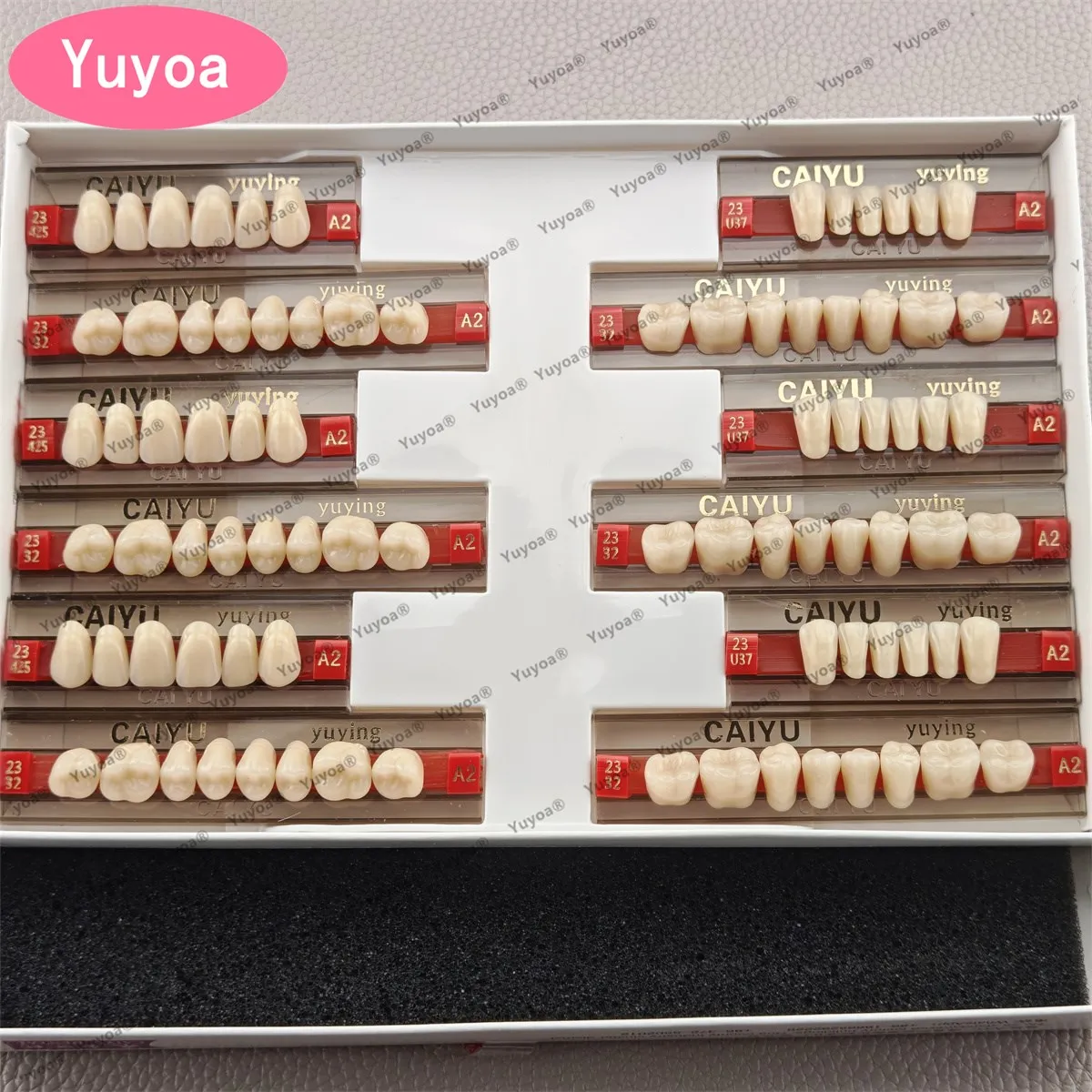 3 x 84pcs/set Dental Acrylic Resin Teeth -A2/A3 Shades Full Upper & Lower Denture Set Dentists Lab | S/M/L Sizes
3 x 84pcs/set Dental Acrylic Resin Teeth -A2/A3 Shades Full Upper & Lower Denture Set Dentists Lab | S/M/L Sizes