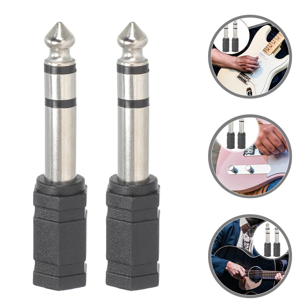 2 Pcs 6.35mm 3.5mm Audio Converter Guitar Parts Headphone Jack Mic Connector Stereo Adapter Male to Female Guitar Audio
2 Pcs 6.35mm 3.5mm Audio Converter Guitar Parts Headphone Jack Mic Connector Stereo Adapter Male to Female Guitar Audio