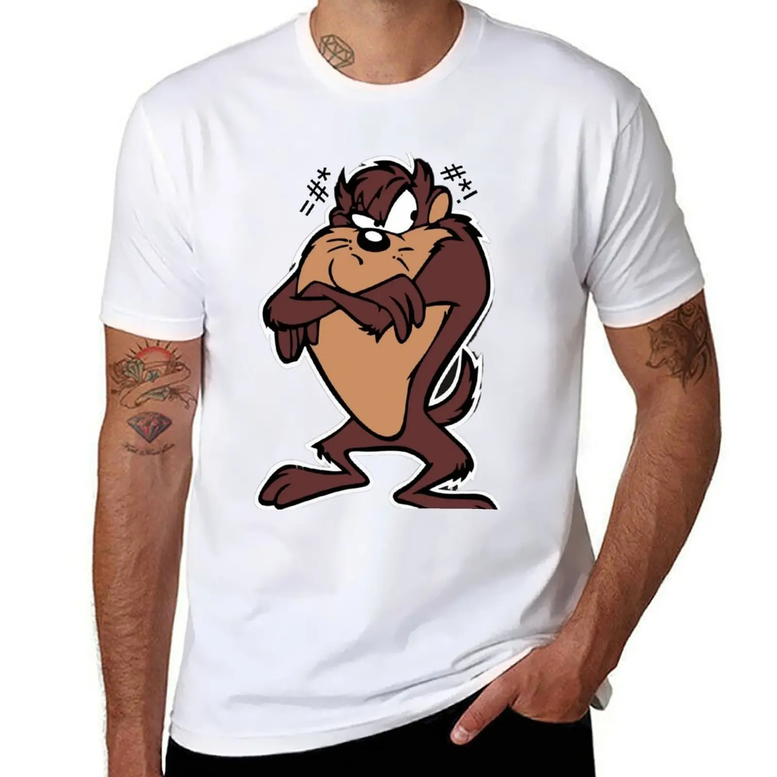 Tasmanian devil T-Shirt t shirts designer t shirt men 100% cotton luxury brand T-Shirt 
Tasmanian devil T-Shirt t shirts designer t shirt men 100% cotton luxury brand T-Shirt