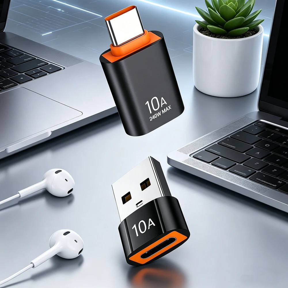 2PCS 10A OTG USB Female To Type C Male Adapters Type C Female To USB Male Converter OTG Adapter For For Laptop iPad Mac
2PCS 10A OTG USB Female To Type C Male Adapters Type C Female To USB Male Converter OTG Adapter For For Laptop iPad Mac