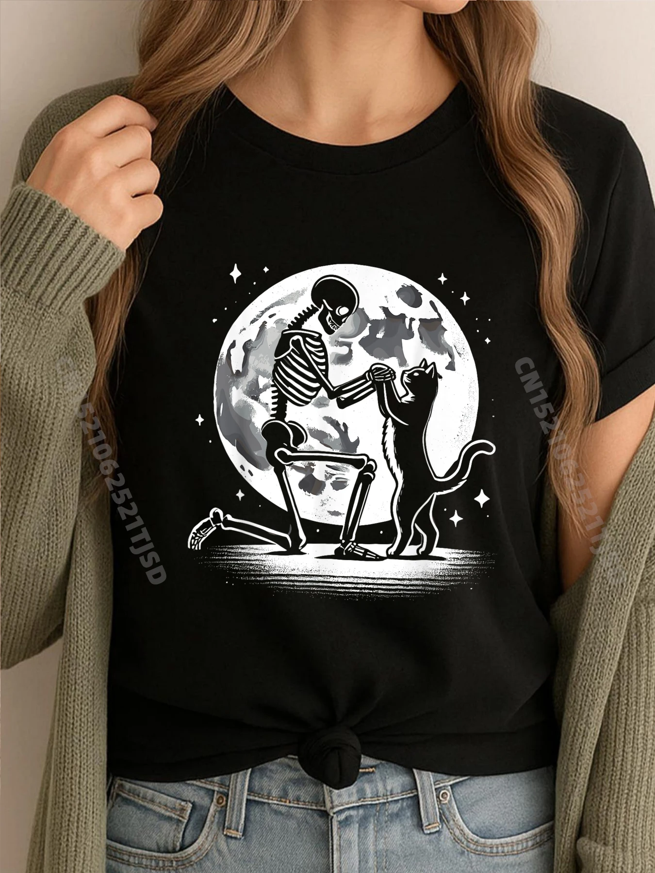 Скелет Череп Кот Гот Хэллоуин Женская Одежда Футболка Мужская Camisetas Hombre Классическая
Скелет Череп Кот Гот Хэллоуин Женская Одежда Футболка Мужская Camisetas Hombre Классическая