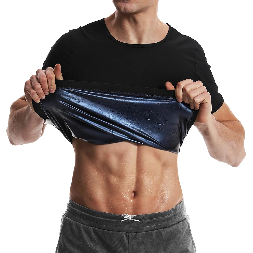 Heat Trapping Compression Shirts Men Sweat Sauna T-shirt Waist Trainer Slimming Suit Body Shaper Fitness Shapewear Pullover Vest
Heat Trapping Compression Shirts Men Sweat Sauna T-shirt Waist Trainer Slimming Suit Body Shaper Fitness Shapewear Pullover Vest